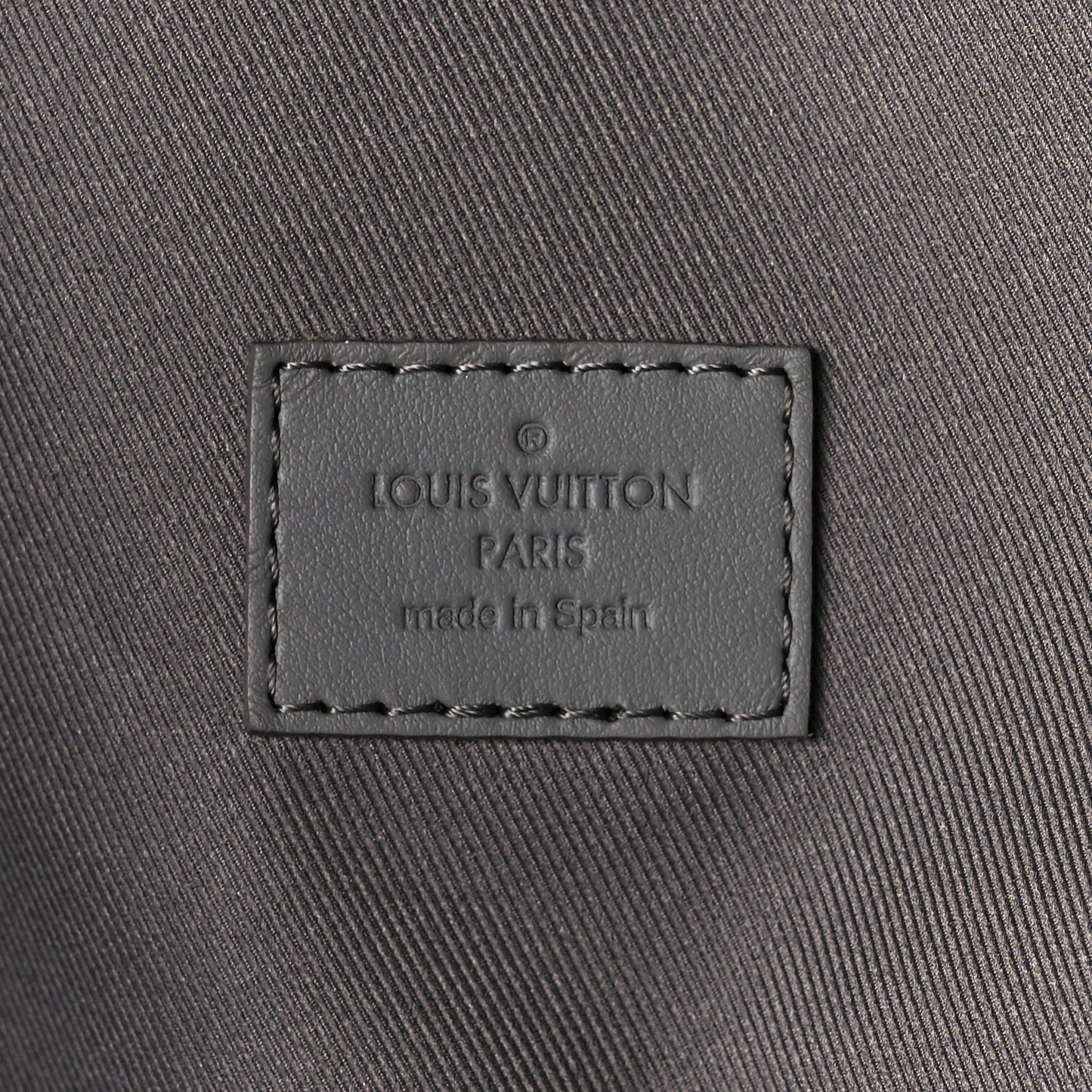 Grained Calfskin Aerogram Takeoff Backpack Grey
