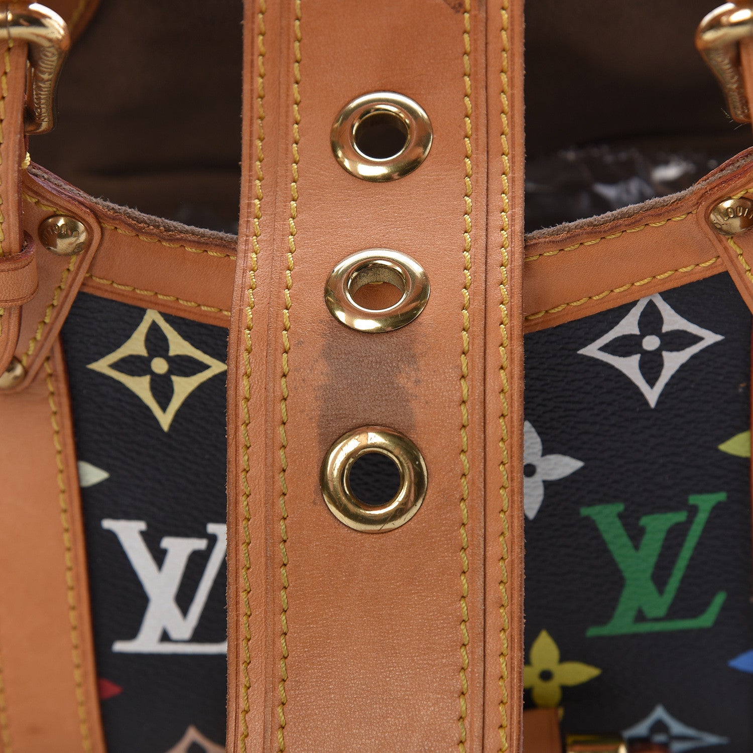 Louis Vuitton Monogram Multicolor Theda GM Black 10 of 16