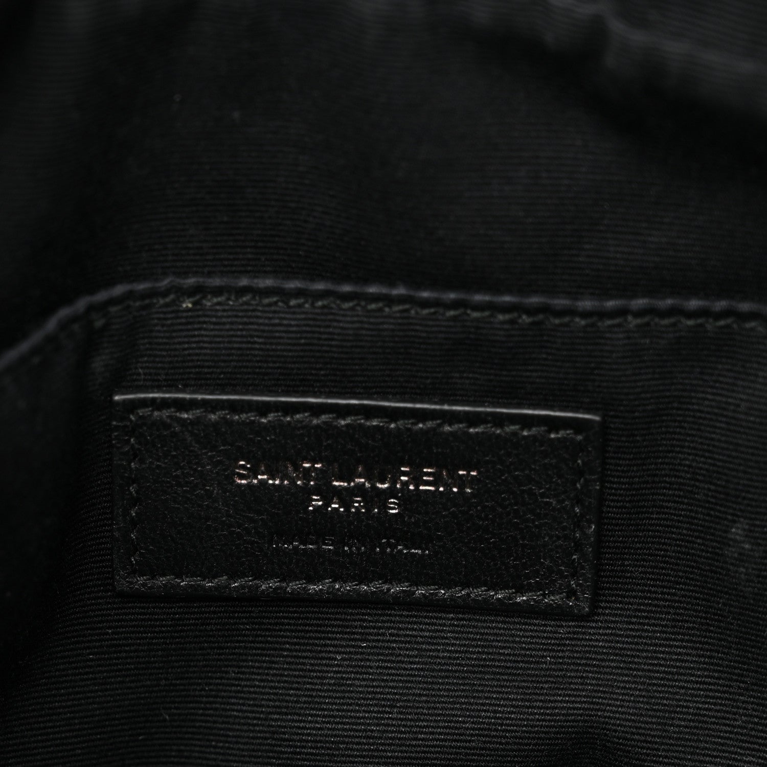 Saint Laurent Calfskin Matelasse Monogram Lou Camera Bag Black 6 of 11