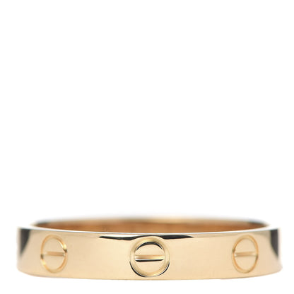 Cartier 18K Yellow Gold 3.5mm LOVE Wedding Band Ring 57 8 1 of 5