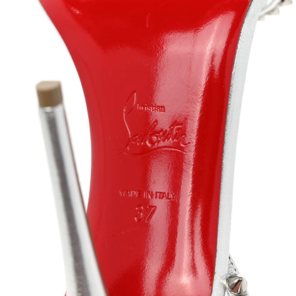 Christian Louboutin Nappa So Me 100 Sandals 37 Silver 7 of 11