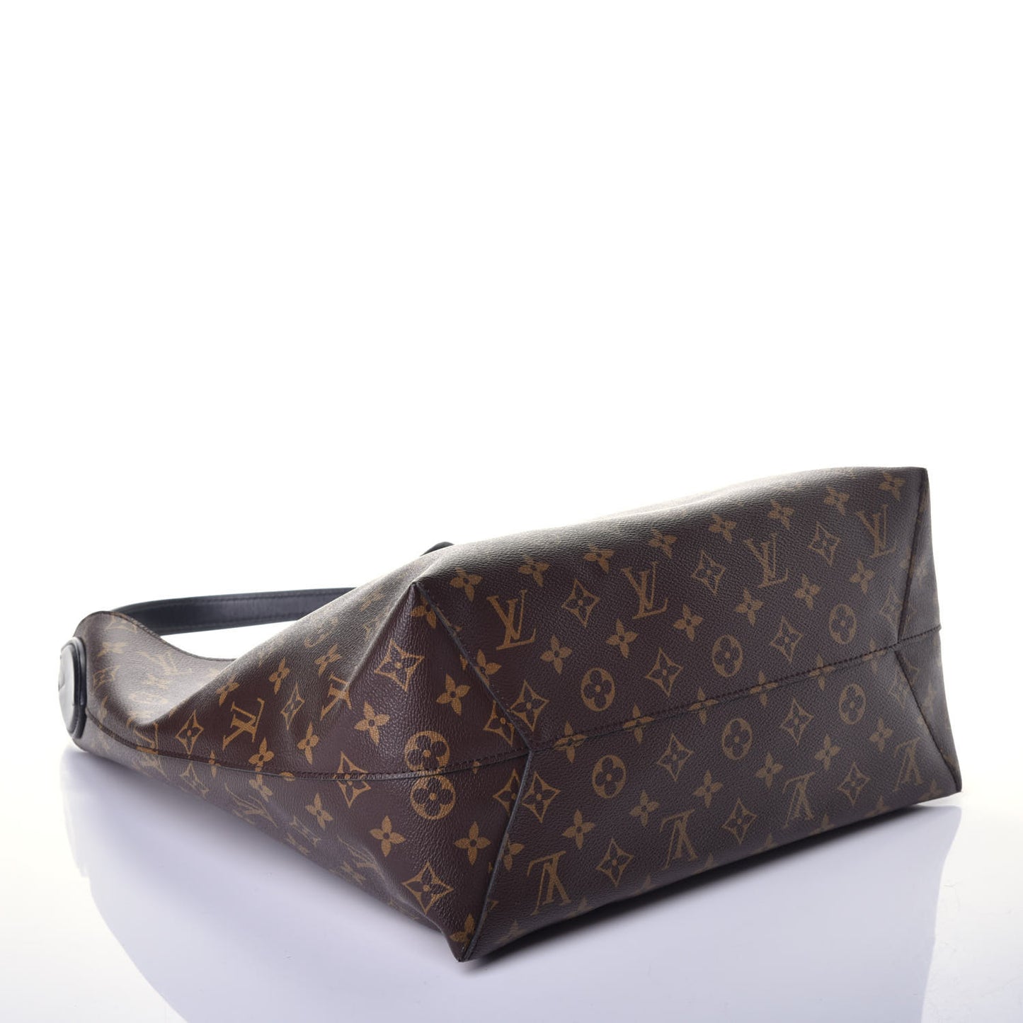 Monogram Flower Hobo Black