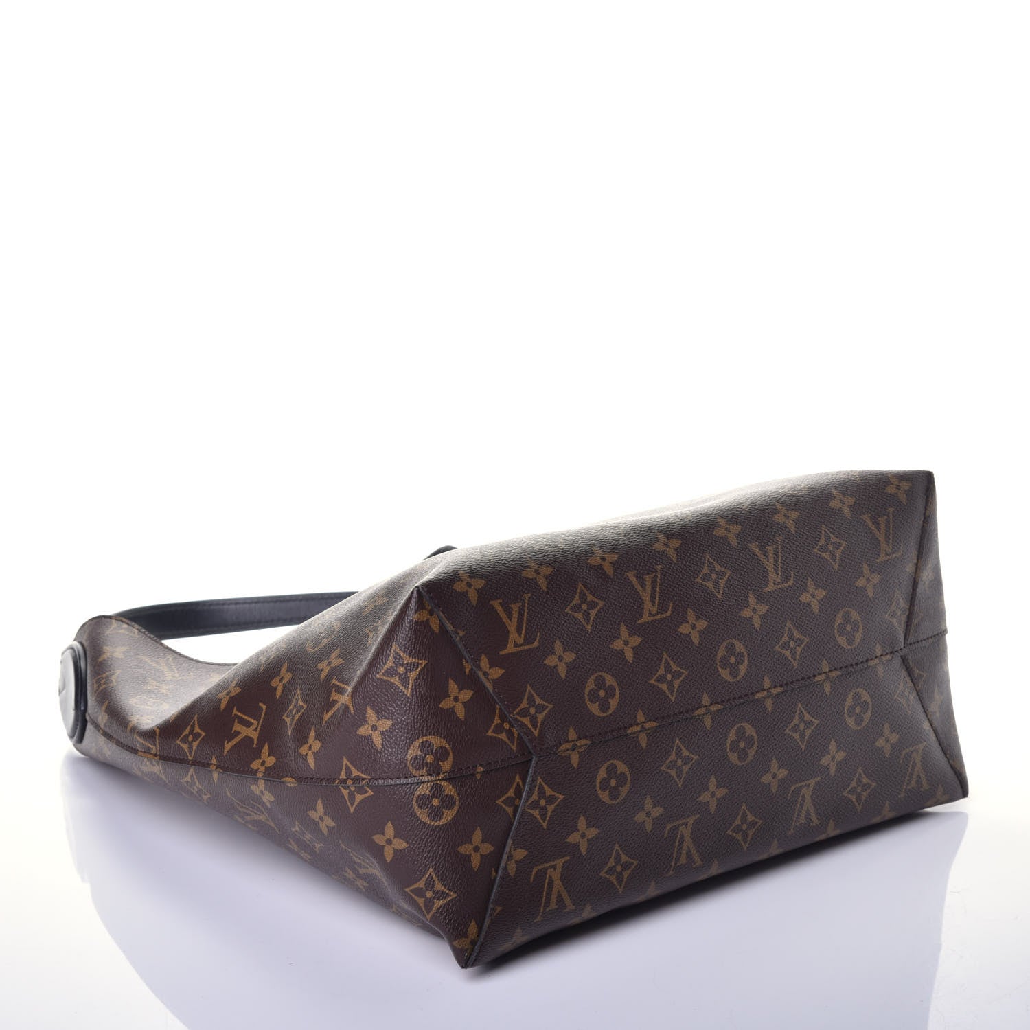 Louis Vuitton Monogram Flower Hobo Black 4 of 10