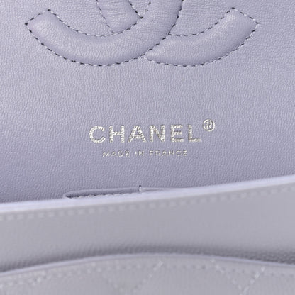 Chanel Caviar Quilted Medium Double Flap Light Purple 6 of 9