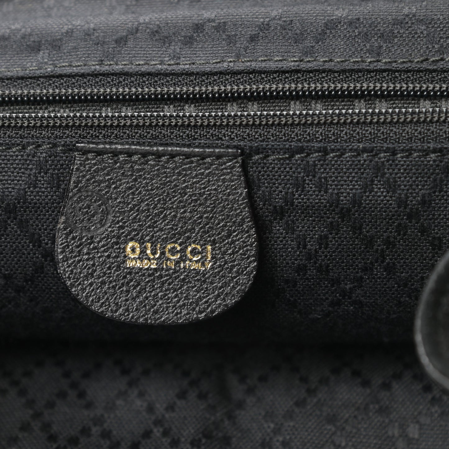 Suede Bamboo Backpack Black