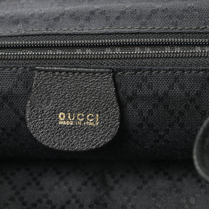 Gucci Suede Bamboo Backpack Black 6 of 10
