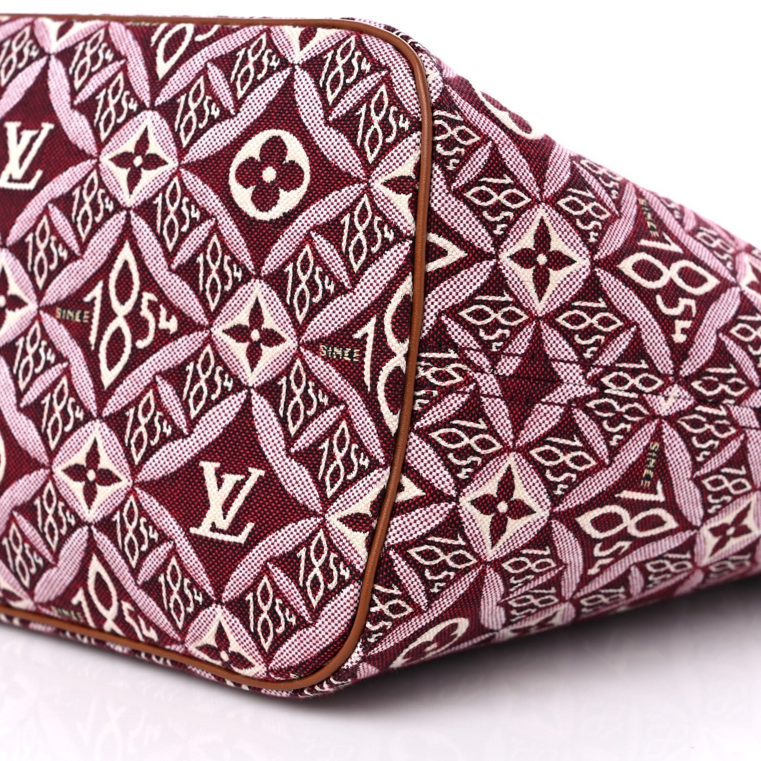 Louis Vuitton Jacquard Since 1854 Neverfull MM Bordeaux 9 of 9