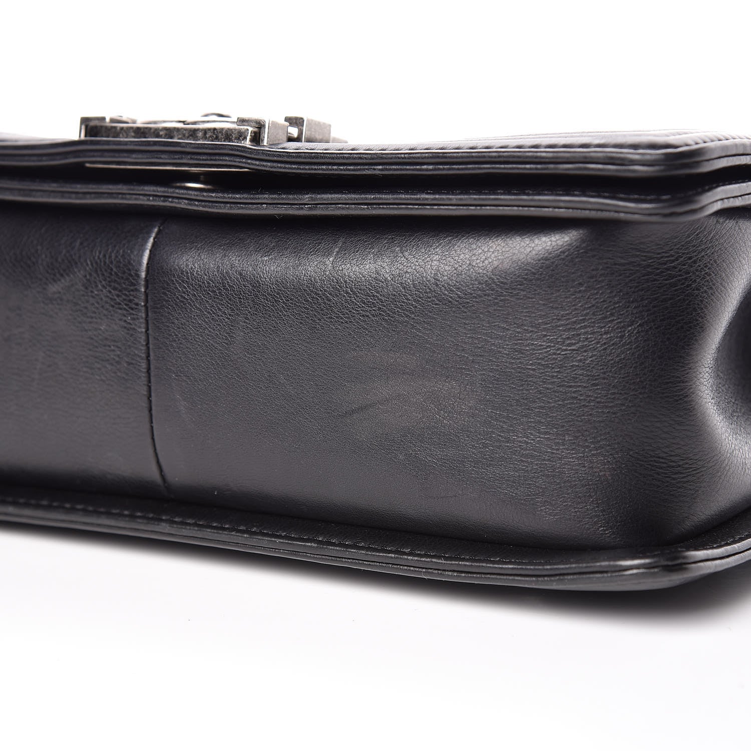 Chanel Calfskin Double Stitch Medium Boy Flap Black 13 of 13