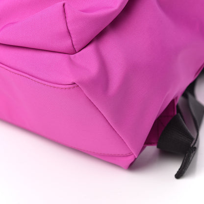 Balenciaga Sport Nylon Logo Embroidered S Wheel Backpack Fuchsia Black 6 of 9