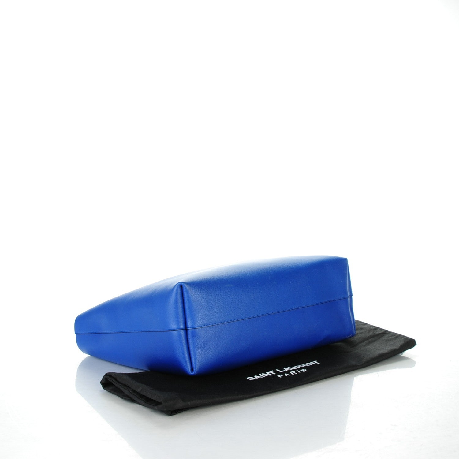 Saint Laurent Calfskin Large Shopping Tote Ultramarine 4 of 8