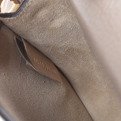 Chloe Calfskin Suede Small Nile Bracelet Bag Motty Grey 7 of 9