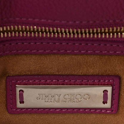 Jimmy Choo Calfskin Rivera Flap Clutch Pink 7 of 11
