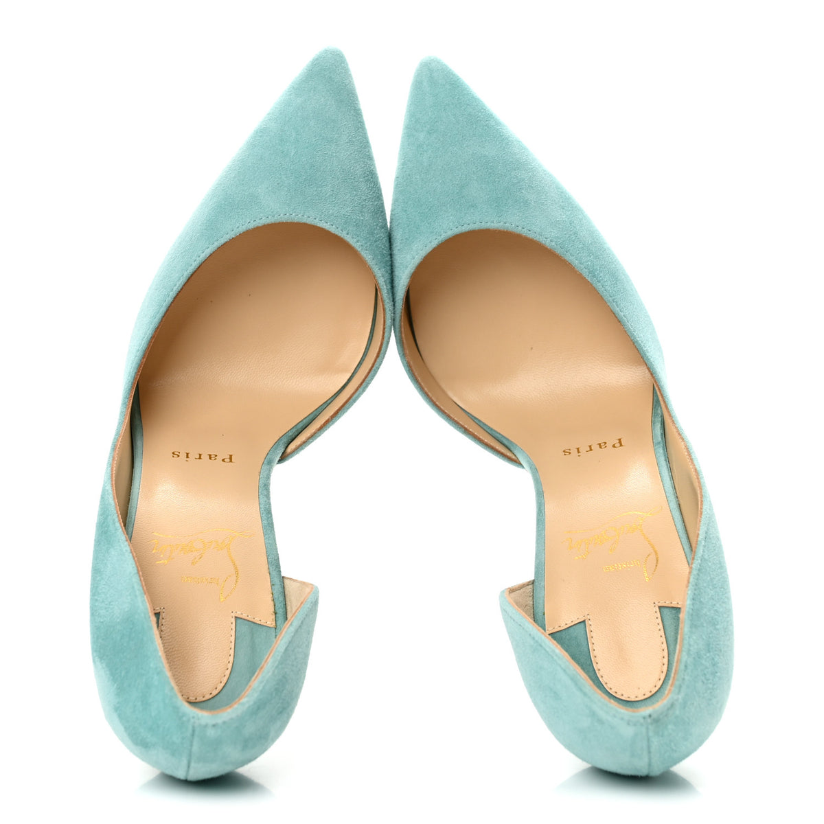Suede Iriza 100 Pumps 37.5 Turquoise