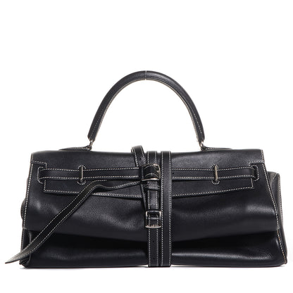 Hermes Swift Kelly Flat 35 Black 8 of 22