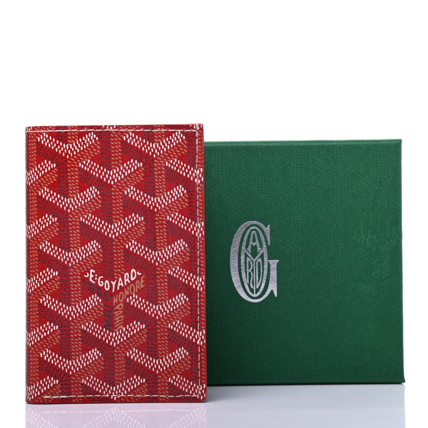 Goyardine Saint Pierre Card Holder Red