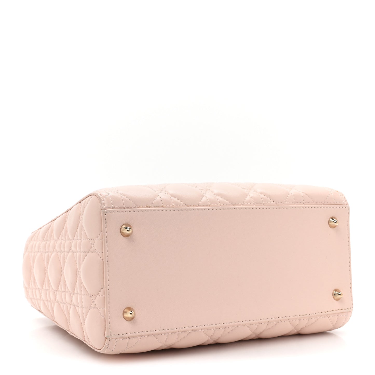 Lambskin Cannage Medium Lady Dior Light Pink
