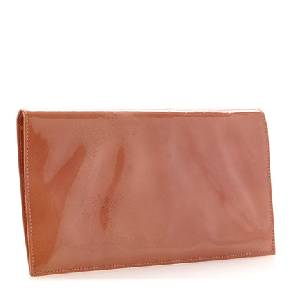 Chanel Patent CC Yen Wallet Pink 3 of 11