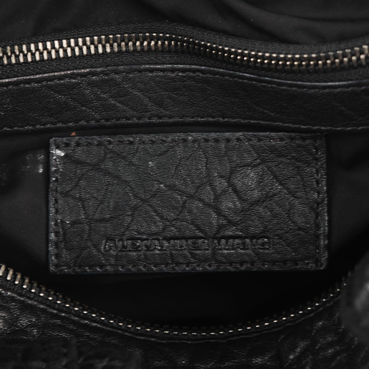Alexander Wang Pebbled Lambskin Rocco Black Nickel Hardware 6 of 7