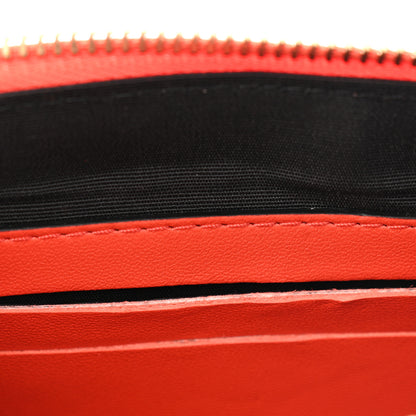 Versace Nappa Quilted Tribute Icon Pouch Dark Orange 11 of 12