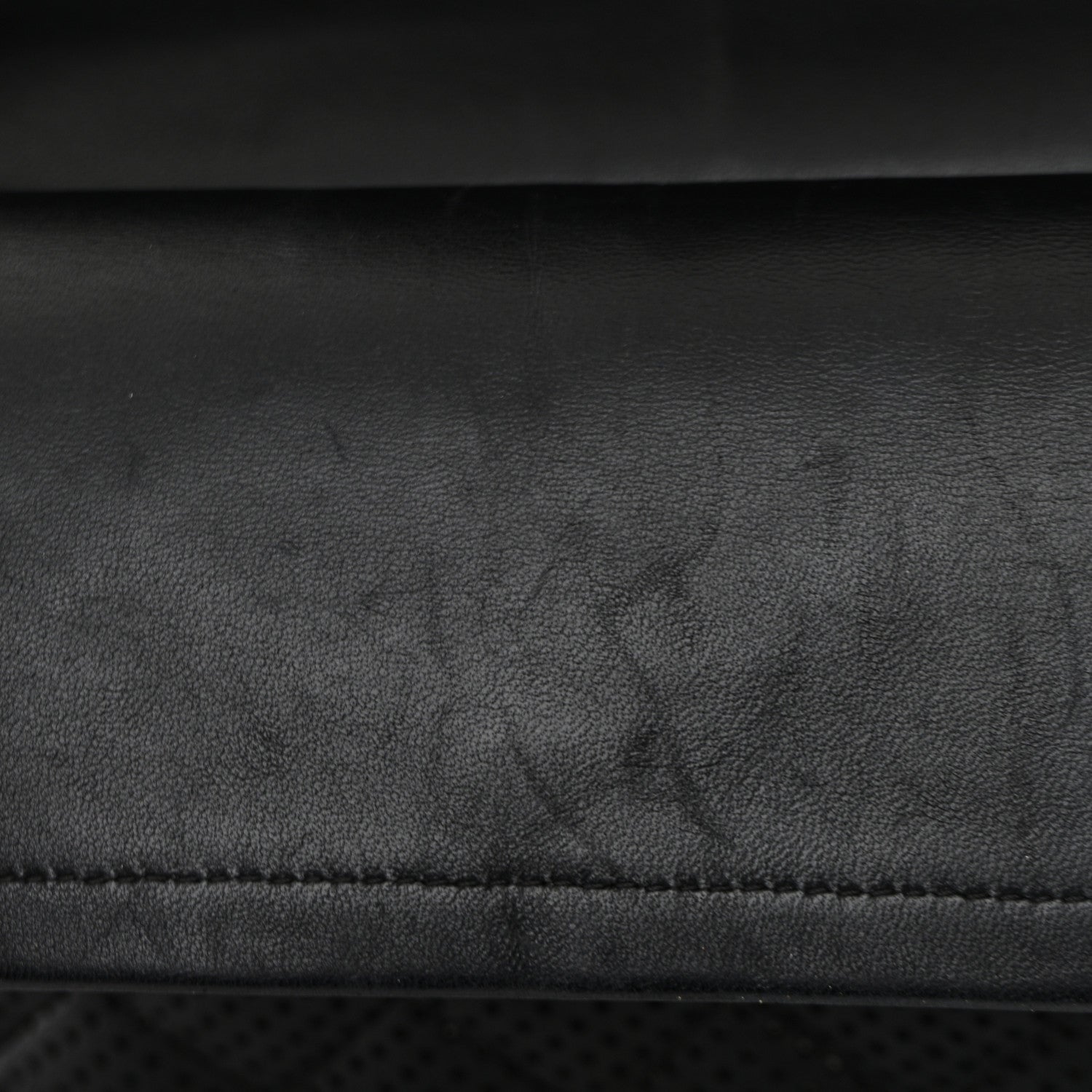 Chanel Lambskin Perforated Medium Double Flap Black 18 of 18