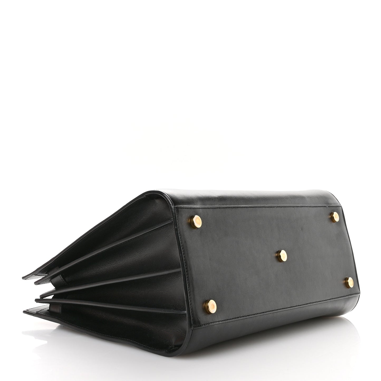 Calfskin Small Sac De Jour Black