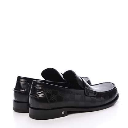 Louis Vuitton Damier Infini Graduation Loafers 6.5 Black 4 of 7