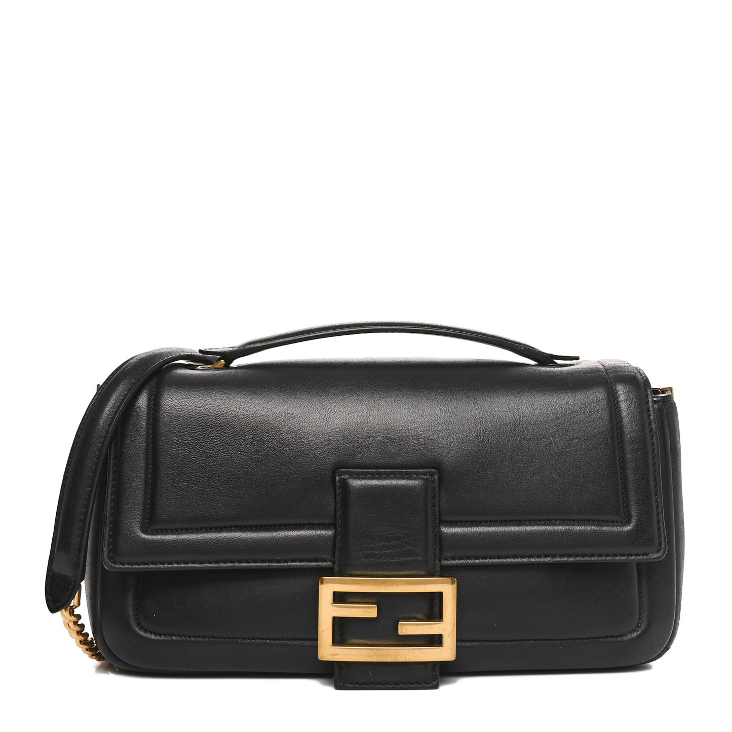 Nappa Apolo Chain Baguette Black