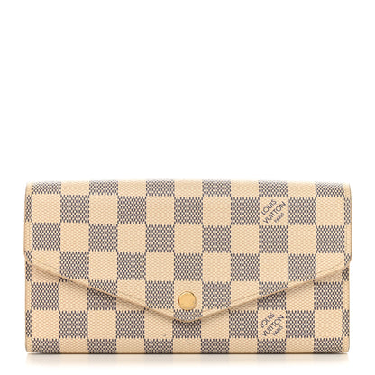 Louis Vuitton Damier Azur Sarah Wallet NM 1 of 14