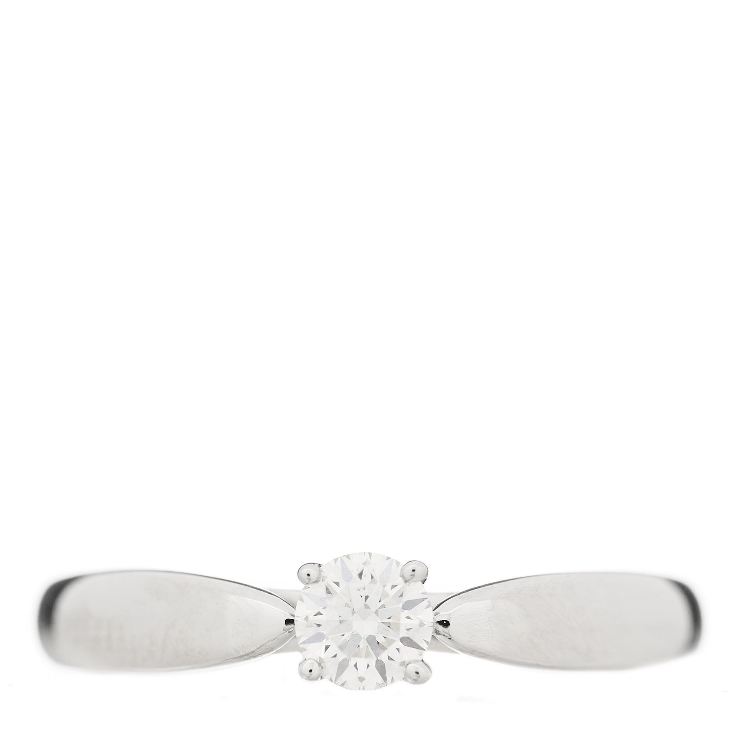 Tiffany Platinum Diamond .19ct Harmony Solitaire Engagement Ring 49 5 1 of 7