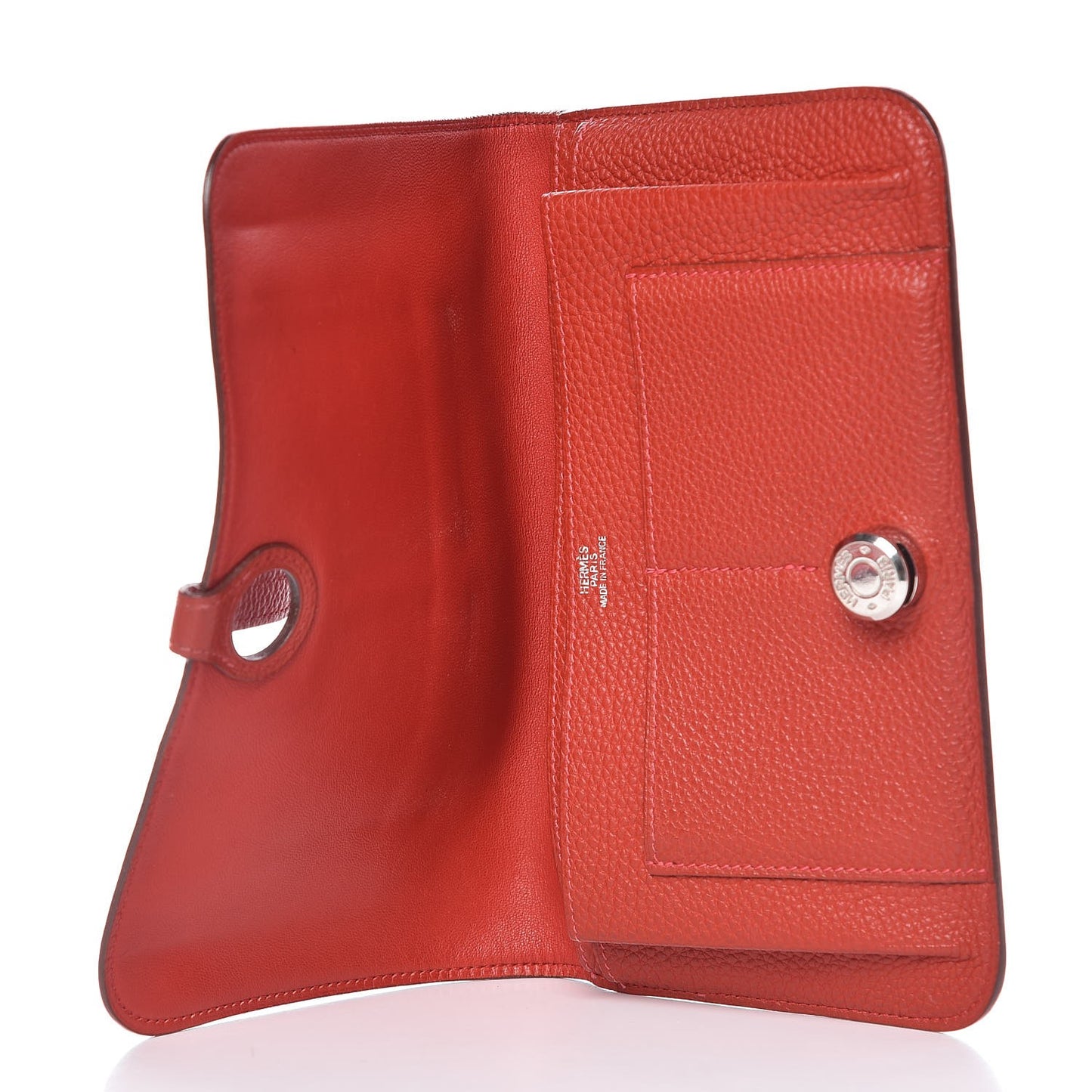Togo Dogon Duo Wallet Vermillion