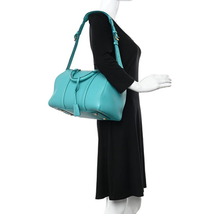 Louis Vuitton Calfskin Sofia Coppola SC Bag PM Turquoise 2 of 9