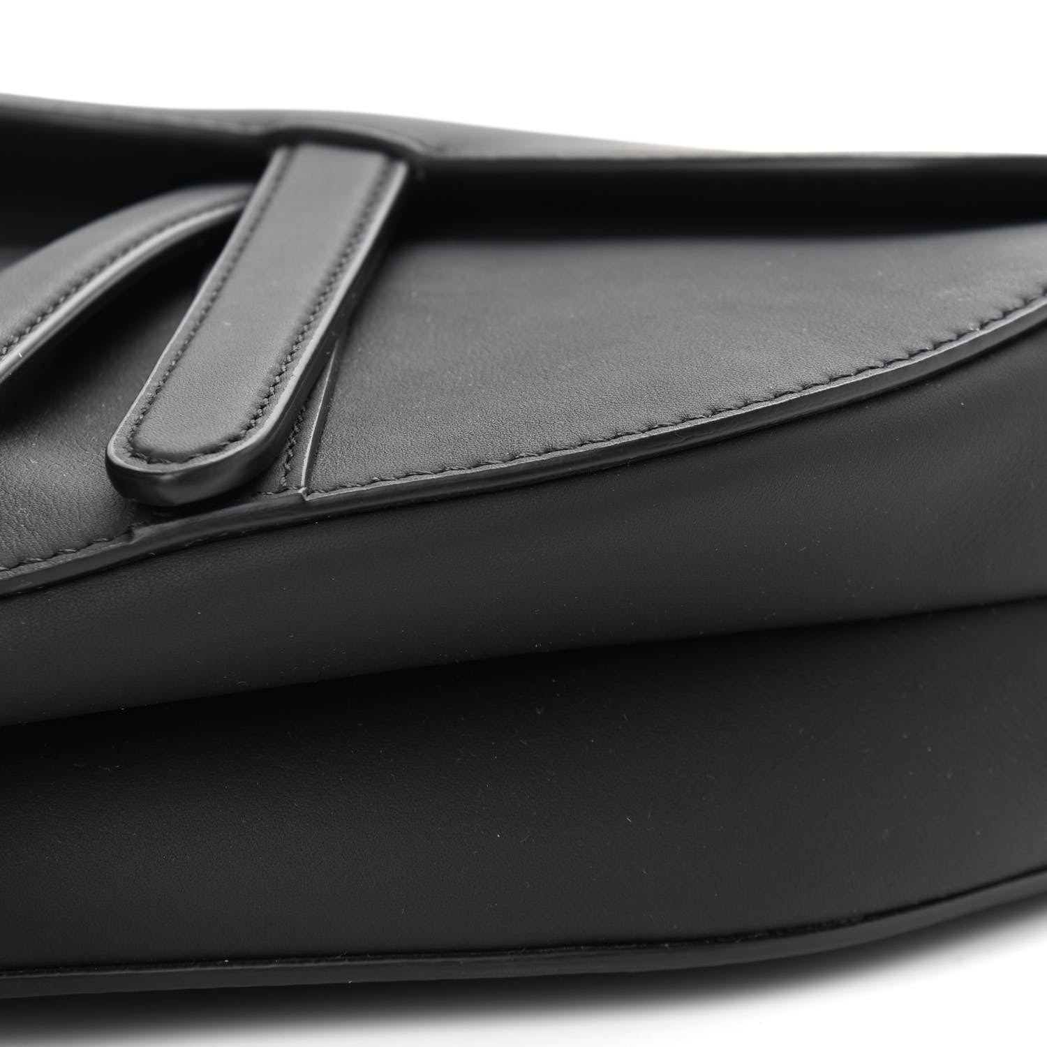 Christian Dior Ultra Matte Calfskin Saddle Bag Black 10 of 11