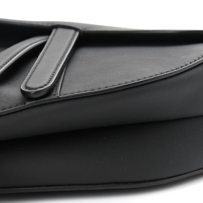 Christian Dior Ultra Matte Calfskin Saddle Bag Black 10 of 11