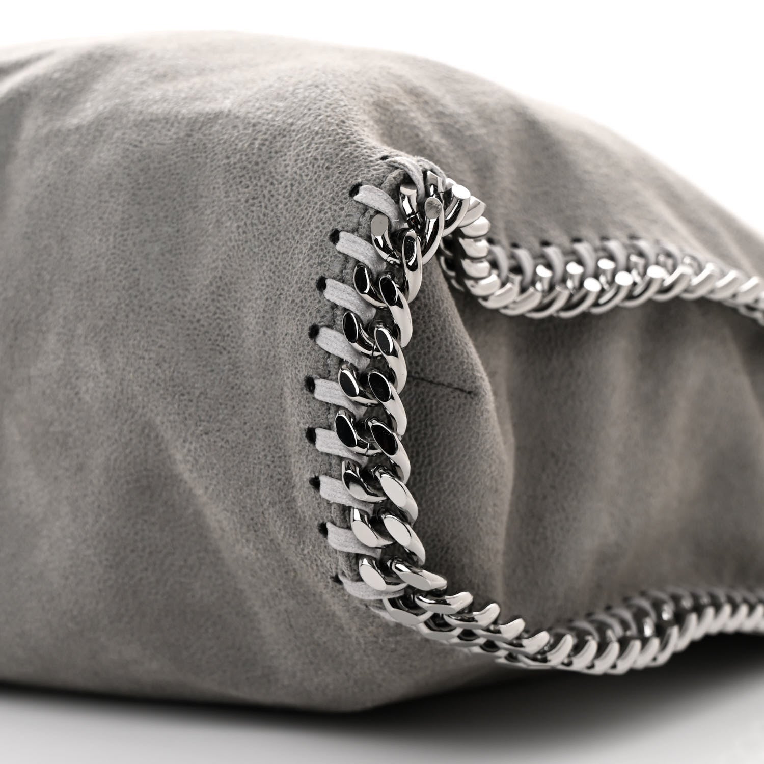Stella McCartney Shaggy Deer Falabella Fold Over Tote Grey 10 of 10