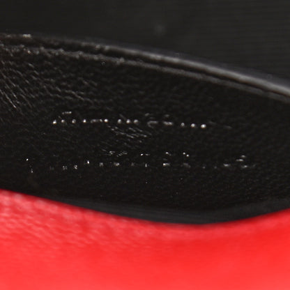 Saint Laurent Grain De Poudre Small Monogram Kate Satchel Red 8 of 11