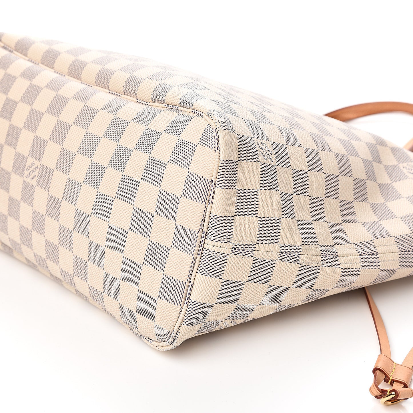 Damier Azur Neo Neverfull MM Rose Ballerine