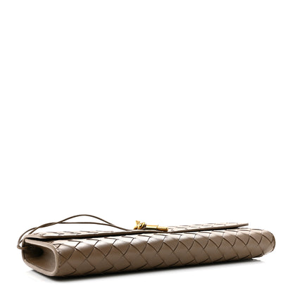 Bottega Veneta Nappa Intrecciato Long Andiamo Top Handle Clutch Pinecone 4 of 8