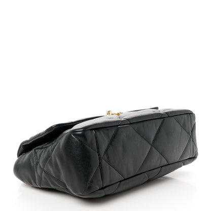 Chanel Lambskin Quilted Large Chanel 19 Flap Black 4 of 10