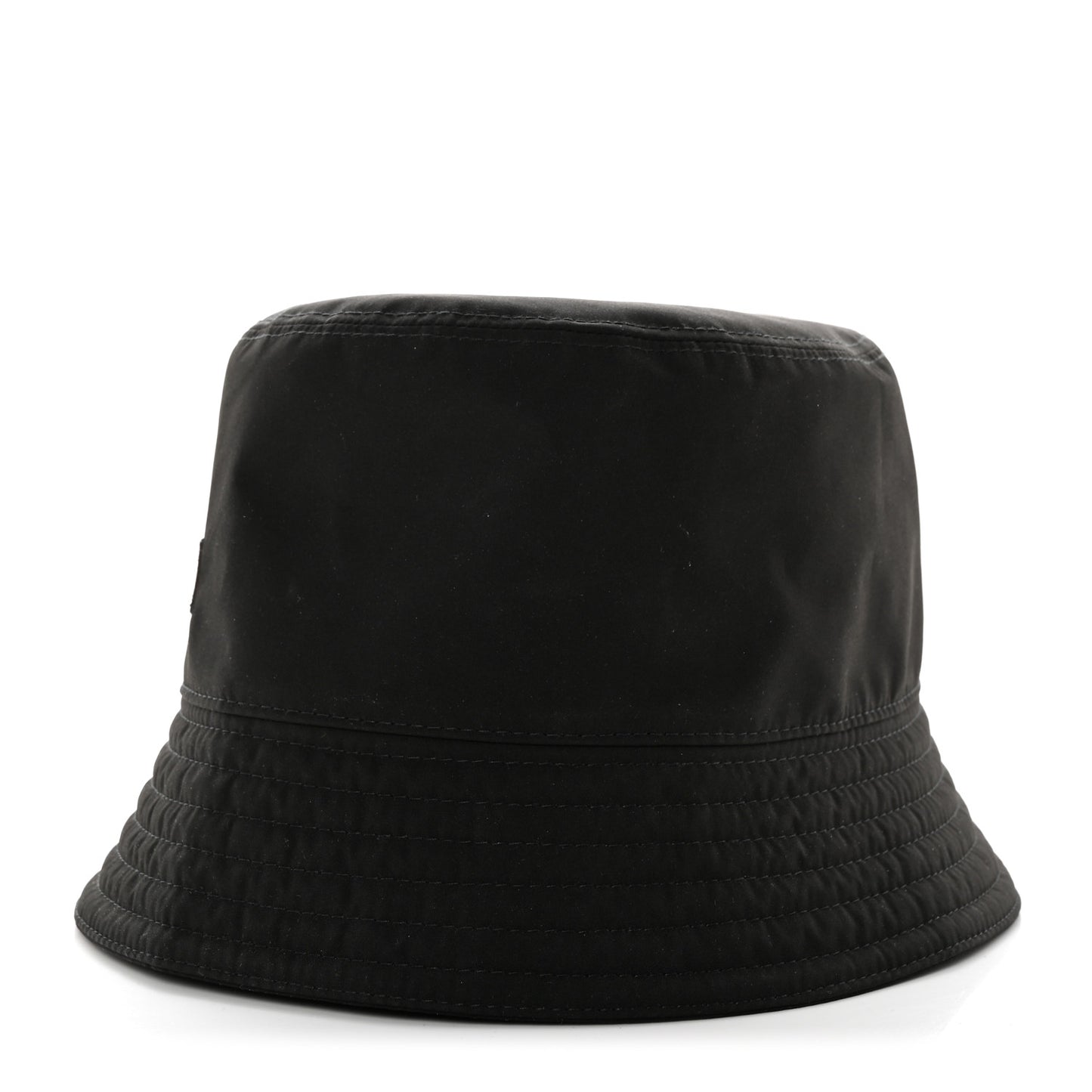 Technical Nylon Linea Rossa Bucket Hat M Black