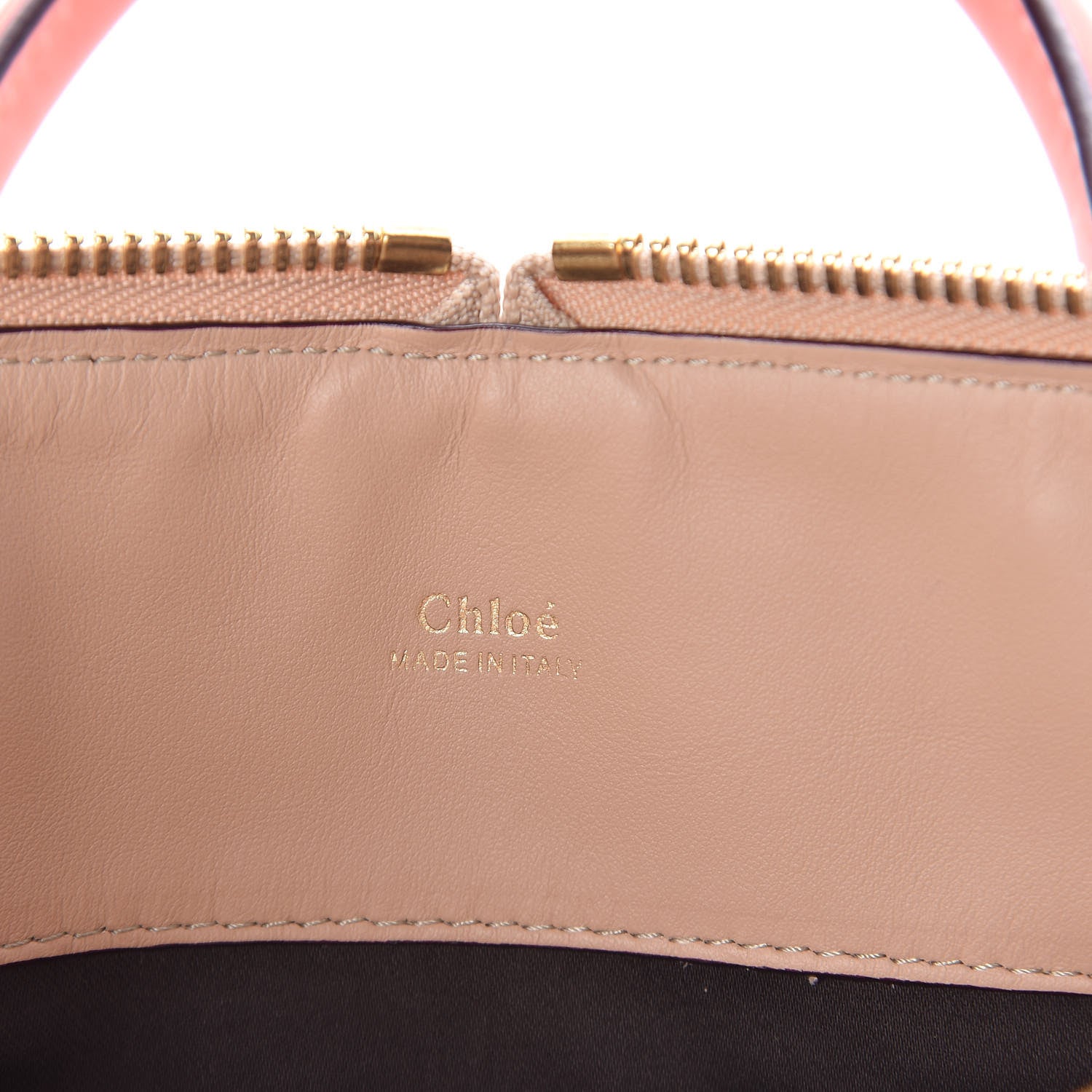 Chloe Smooth Calfskin Small Baylee Tote Blush Nude Coral Pop 6 of 11