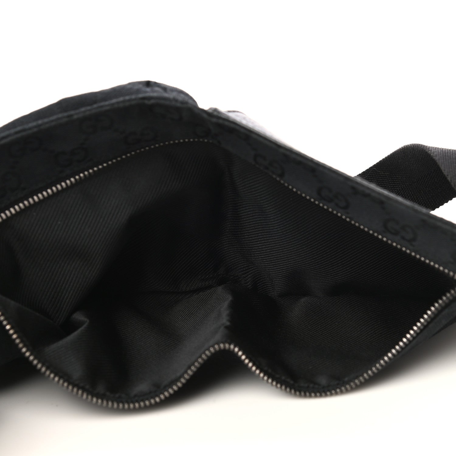 Gucci GG Monogram Double Pocket Belt Bag Black 3 of 4