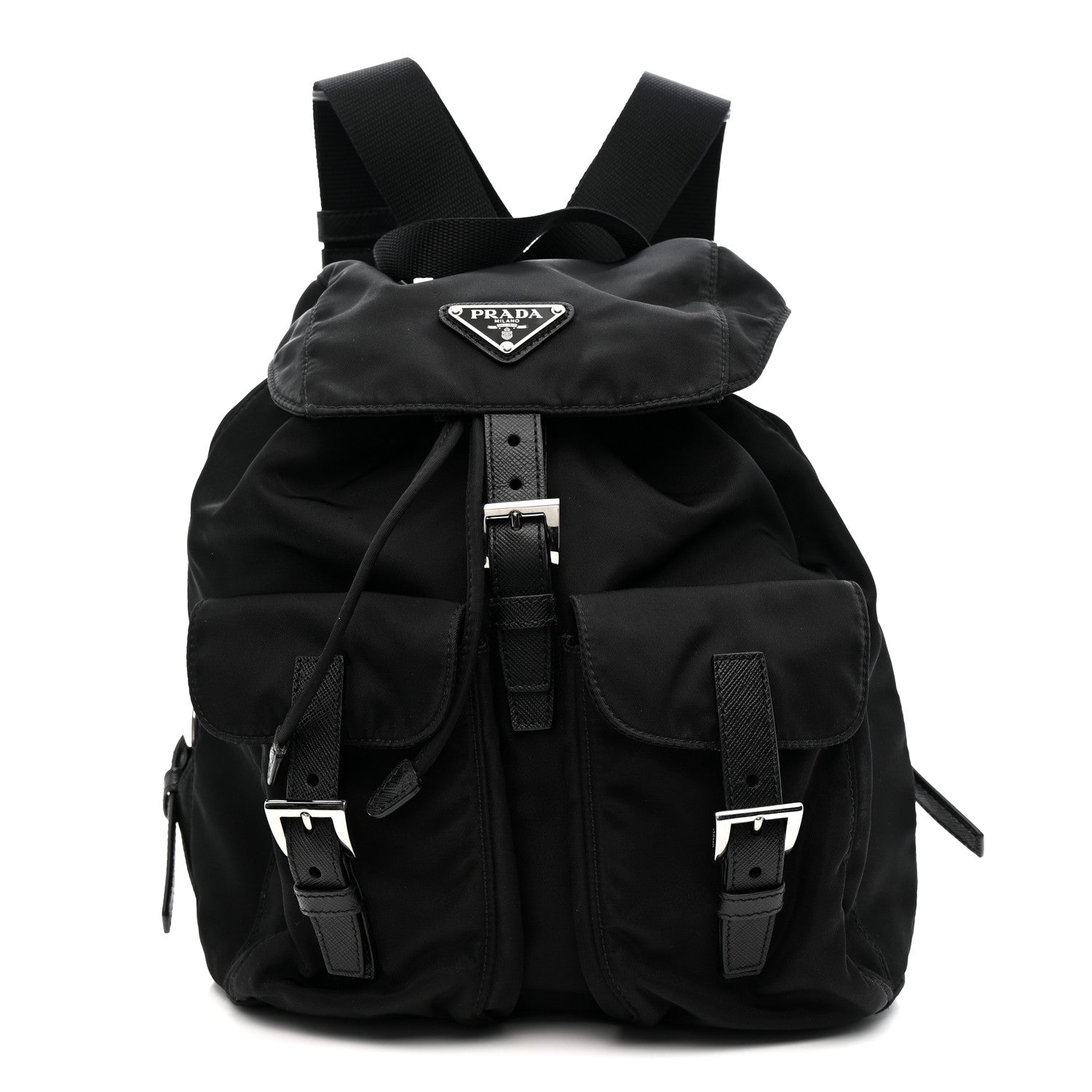 Prada Tessuto Nylon Vela Small Backpack Black 1 of 12