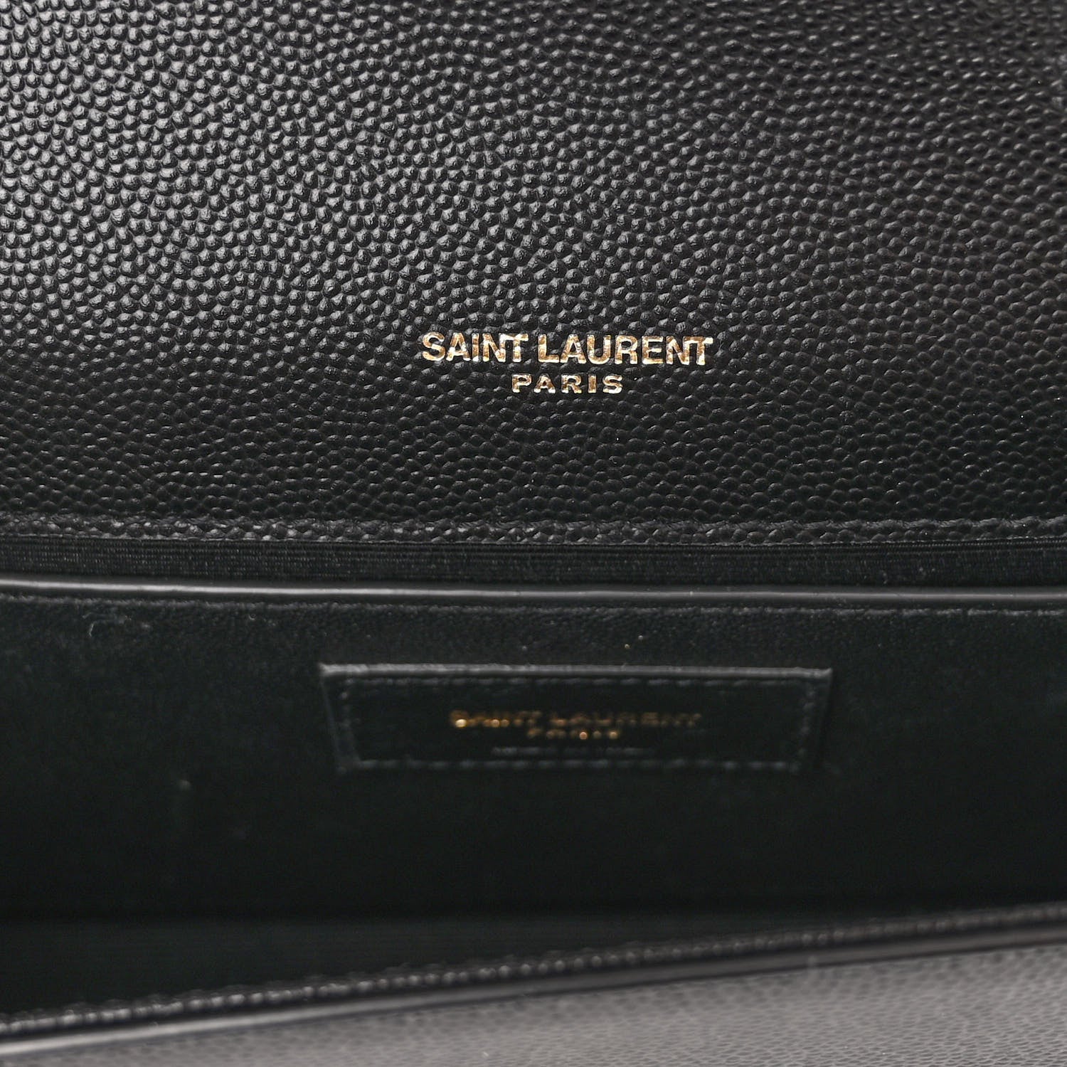 Saint Laurent Grain De Poudre Small Classic Monogram Kate Tassel Satchel Black 6 of 10