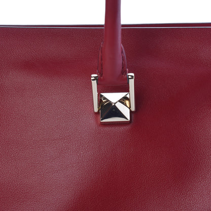 Valentino Garavani Vitello Macro Rockstud Runway Tote Scarlet 9 of 9