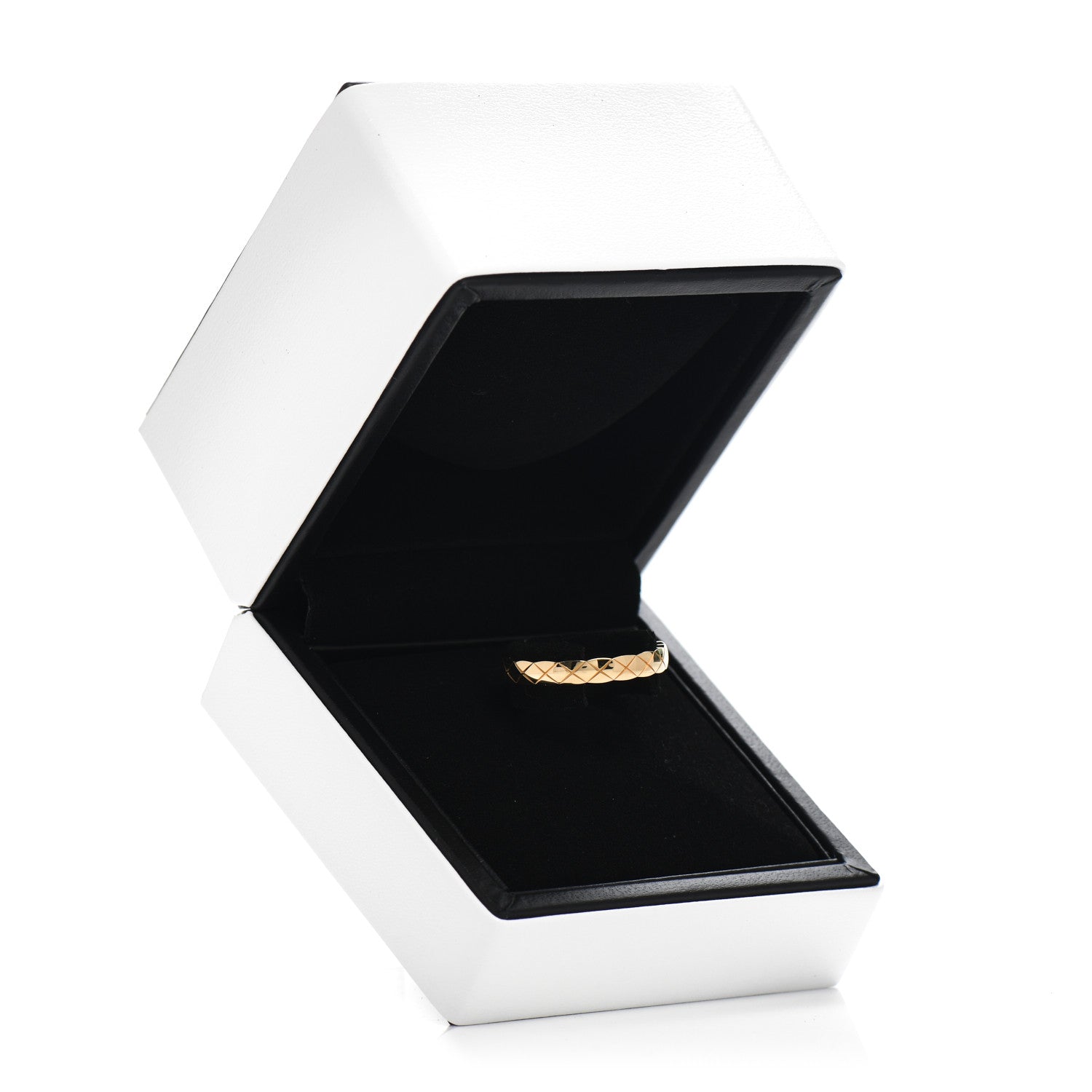 Chanel 18K Yellow Gold Mini Coco Crush Ring 57 8 5 of 5