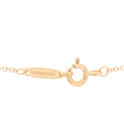 Tiffany 18K Rose Gold Diamond Small Enchant Garden Rose Cut Flower Pendant Necklace 3 of 4