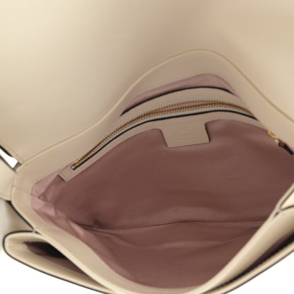 Gucci Calfskin Medium Arli Flap Shoulder Bag White 5 of 12