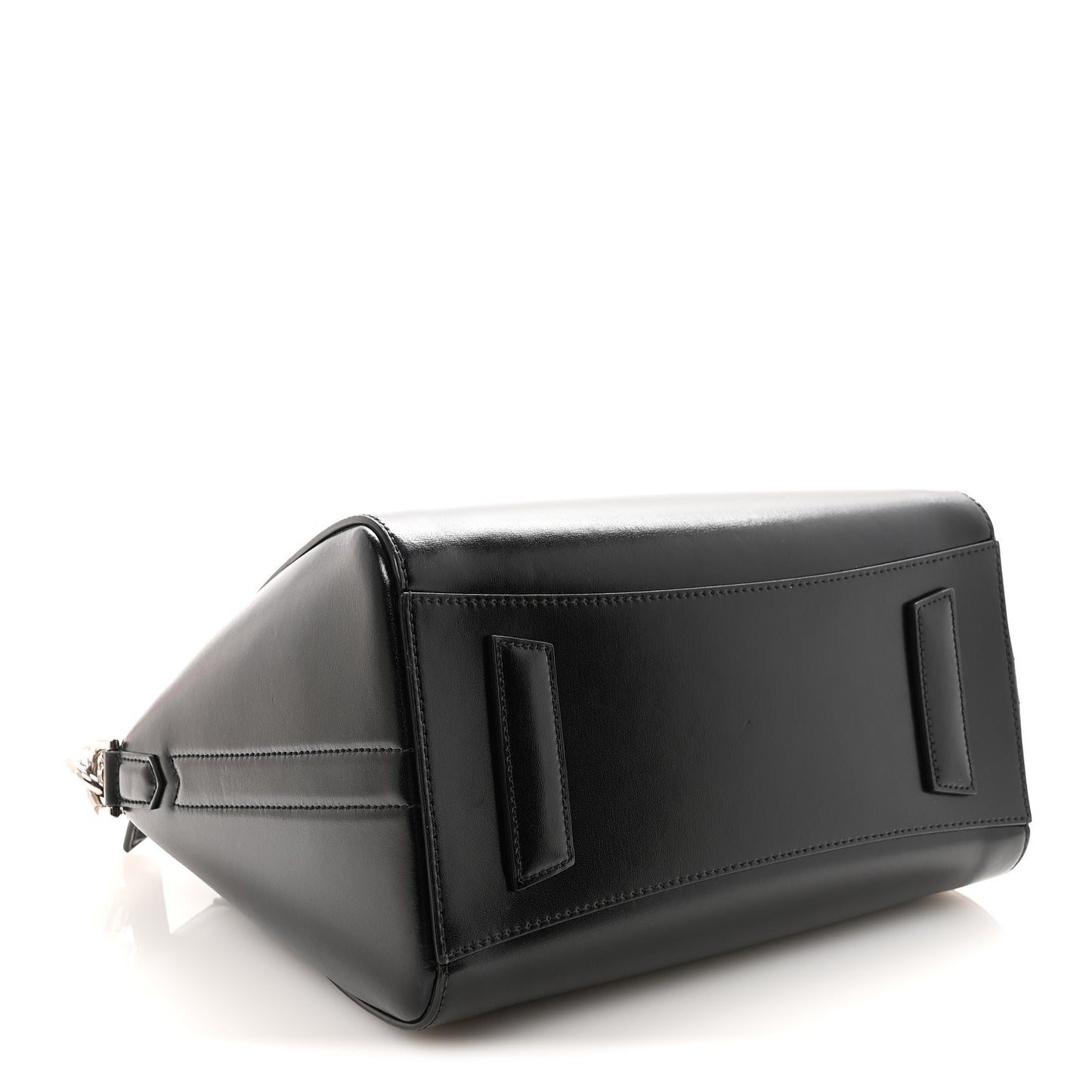 Shiny Lord Calfskin Small Antigona Black