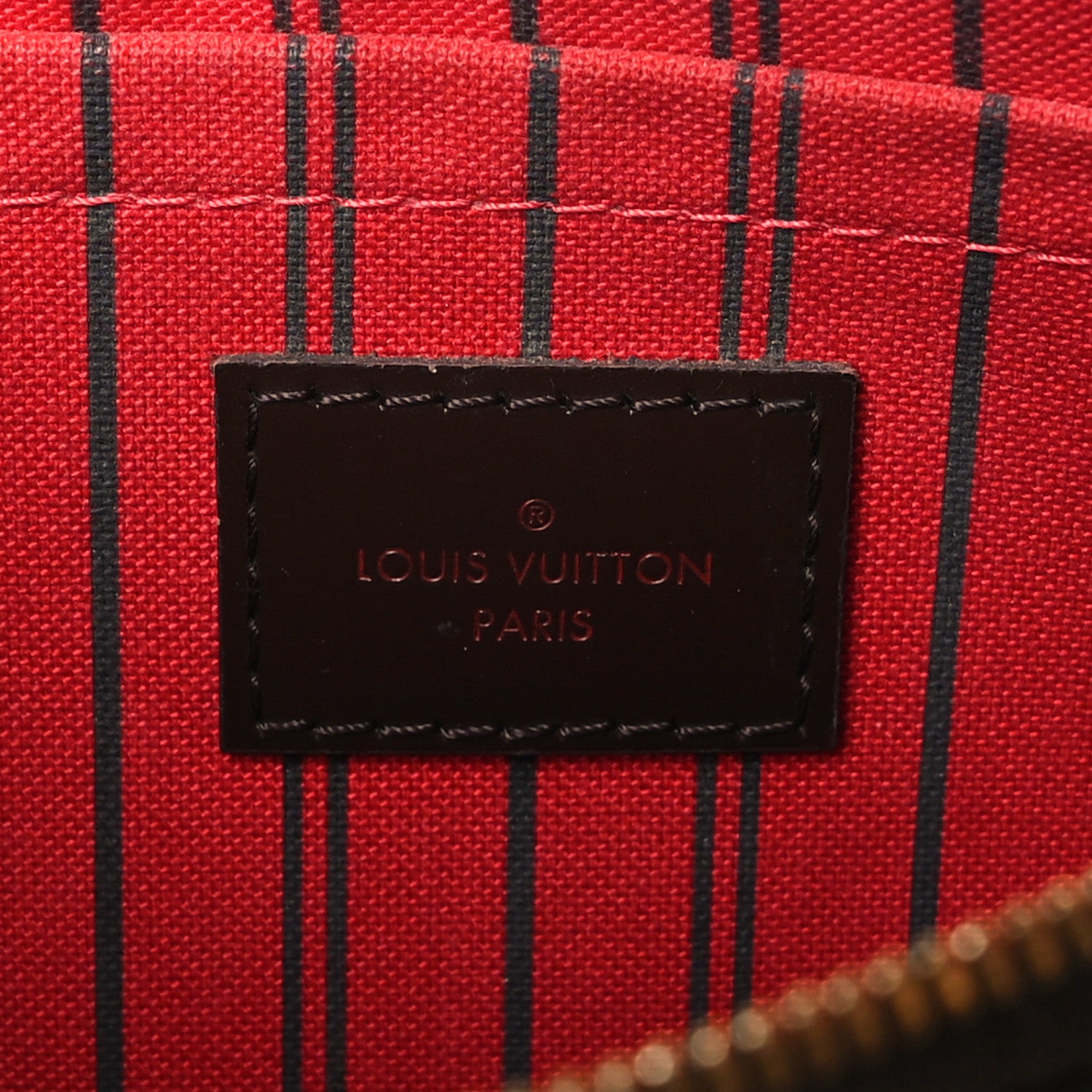 Louis Vuitton Damier Ebene Neverfull MM GM Pochette 6 of 8