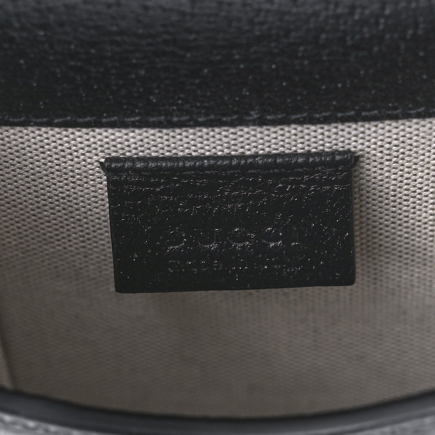 Gucci Jacquard Black Denim GG Monogram Textured Dollar Calfskin Mini Horsebit 1955 Crossbody Bag Black Ivory 6 of 9